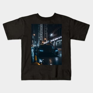 Chicago Night Ride Kids T-Shirt